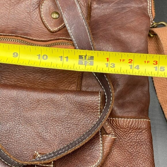 Costanza Rota Made in Italy Genuine Leather Brown Backpack - Picture 8 of 10